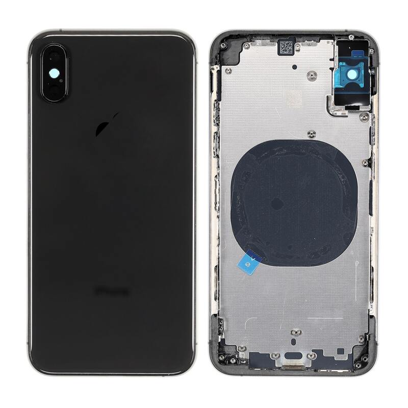 מכלול אחורי + זכוכית IPHONE XS MAX שחור