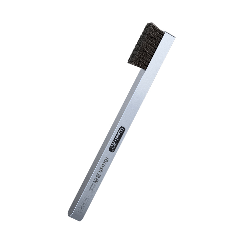 מברשת QIANLI Ibrush מוט אלומיניום ישר שערות סוס 0.08MM