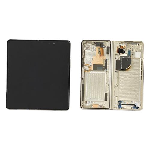מסך GALAXY FOLD 5 / F946B מקורי חדש קרם / לבן