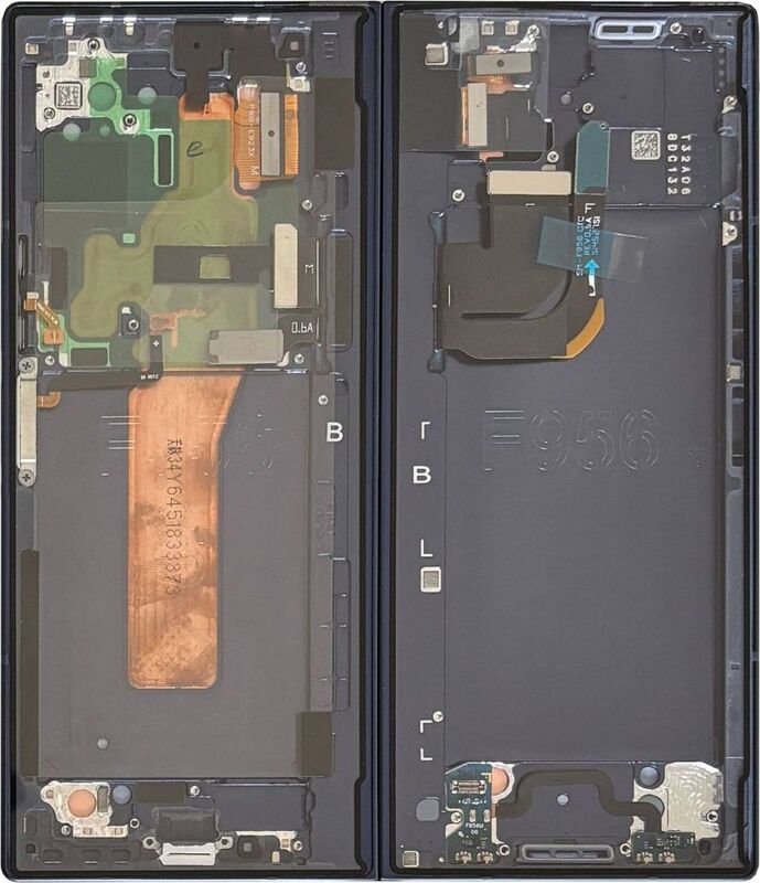מסך GALAXY FOLD 6 / F956B מקורי חדש שחור / כחול כהה