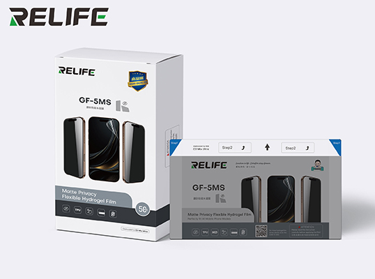 מגן מסך סיליקון פרייבסי PRIVACY RELIFE GF-5MS לחיתוך במכונה (C3 MIX) 50 יח באריזה
