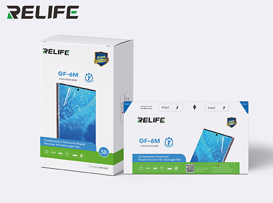 מגן מסך סיליקון RELIFE GF-6M לחיתוך במכונה (C3 MIX) 50 יח באריזה