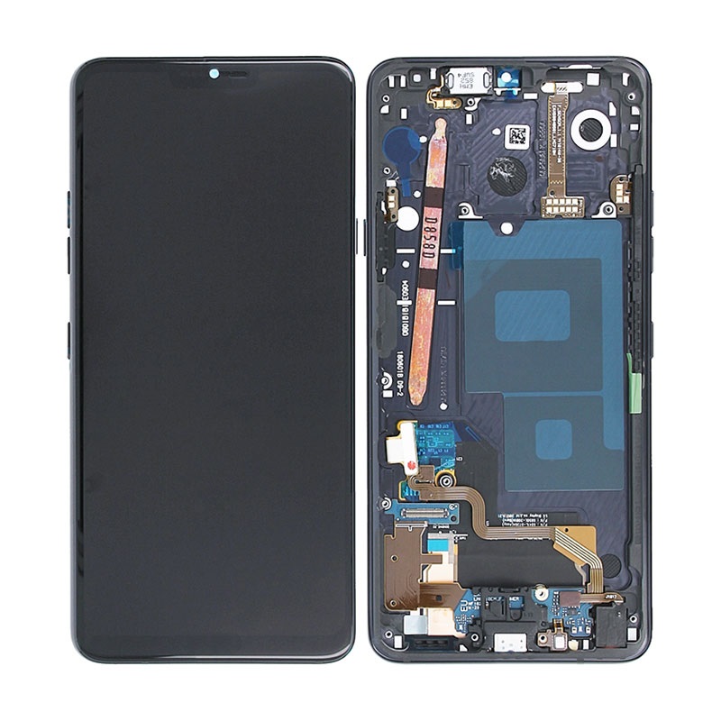 מסך מקורי כולל מסגרת LG G7 THINQ שחור