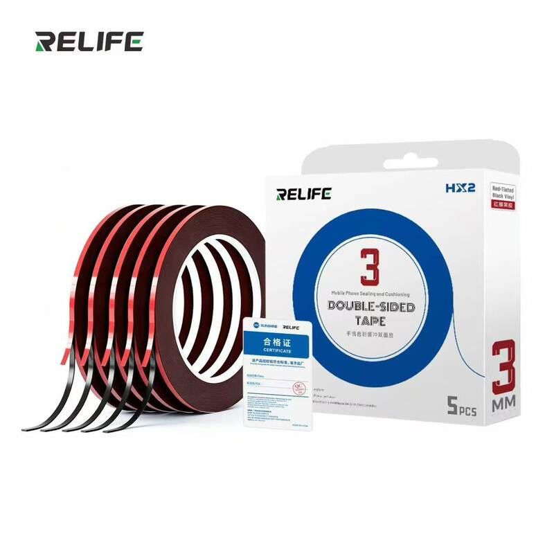 דבק דו צדדי 3M 0.3 דגם RELIFE HX2 סט 5 יח