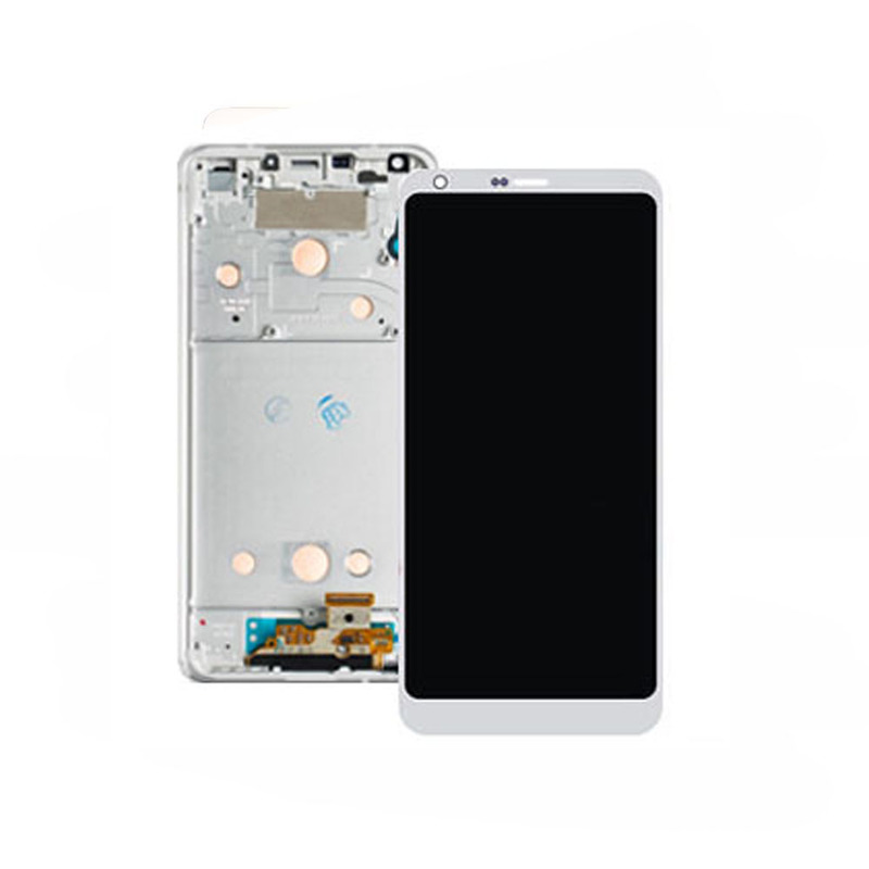 מסך מקורי כולל מסגרת LG G6 / H870 לבן