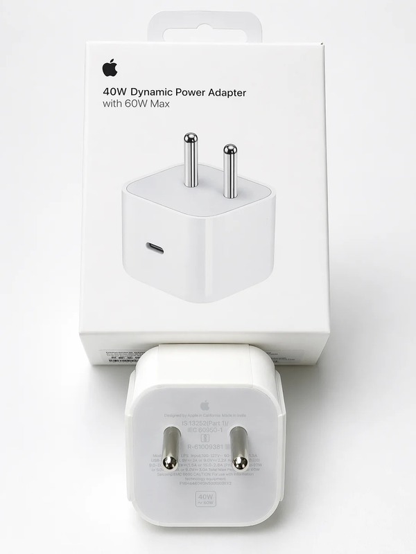 ראש מטען APPLE 40W - 60W TYPE-C מקורי סי דאטה