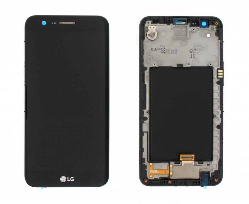 מסך מקורי כולל מסגרת LG K10 2017/ M250 שחור