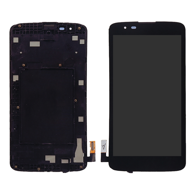מסך מקורי כולל מסגרת LG K7 2017 שחור